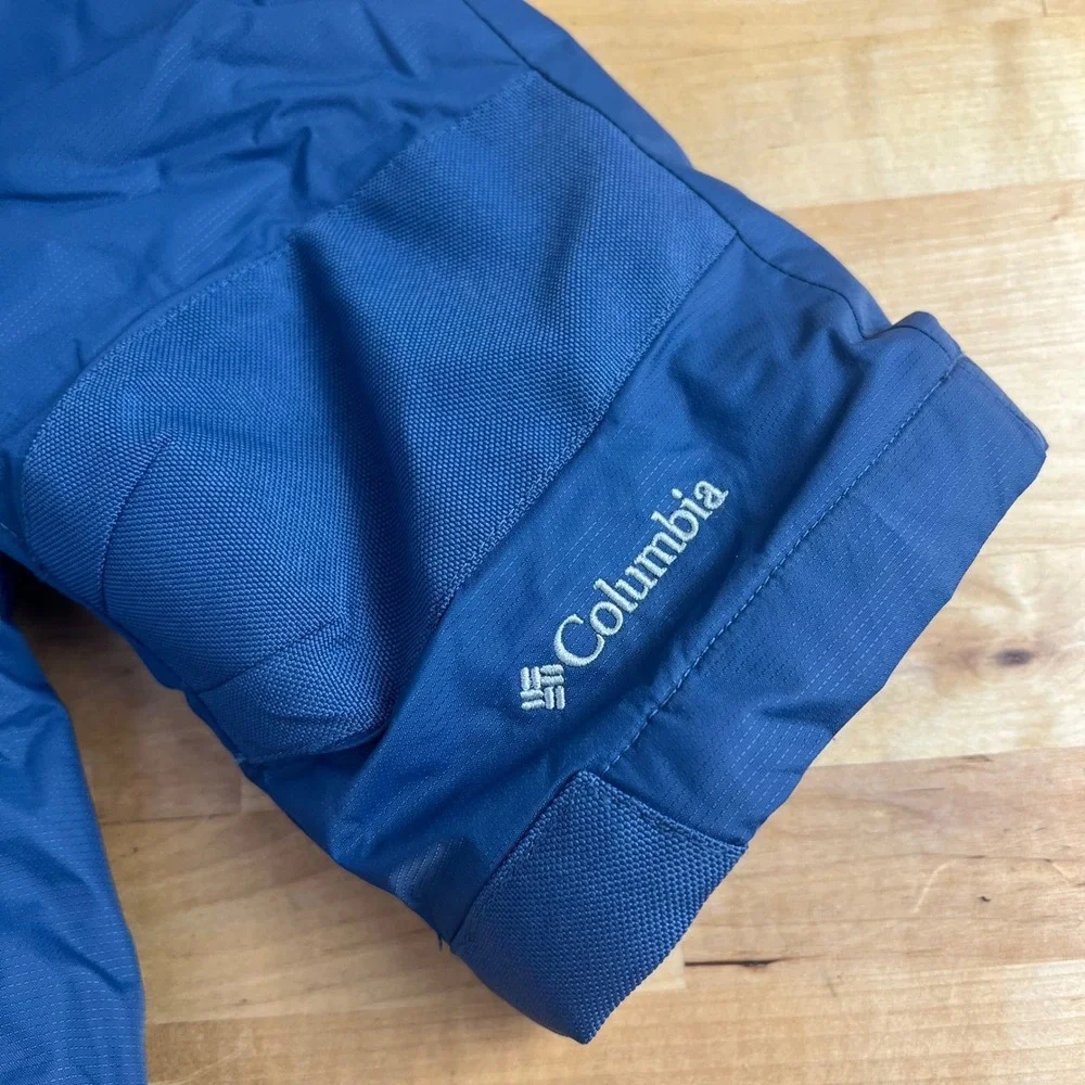 Columbia Snow Bib Bugaboo Baby Size 6-12 Months Blue Insulated Lined Winter